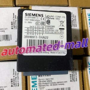 1 PC NEW SIEMENS Contactor auxiliary 3RH6911-1DA02 Expedited Shipping - Picture 1 of 9
