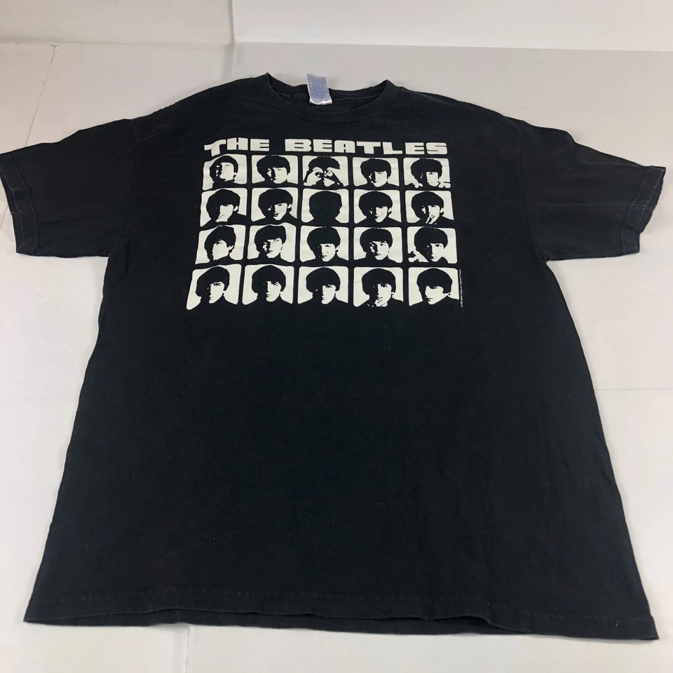 VTG 1998 The Beatles A Hard Days Night Shirt Adult Large Black & White Band Tee - Image 1 of 4