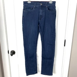 Jeans Jachs New York uomo 32x32 blu gamba dritta flex denim elasticizzato 5 tasche - Foto 1 di 10