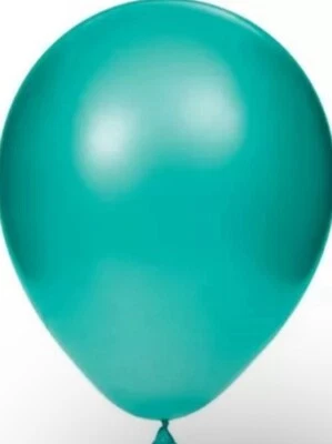 Teal Lagoon 12 Inch Latex Balloons 15 Pack Balloons Party Decorations Supplies - Image 1 of 2