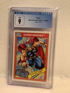 1990 Marvel Universe Thor CGC 9 - Bild 1 von 4