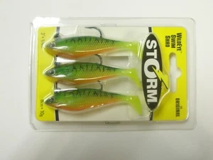 Storm Wildeye Natation Alose Souple Leurre 3pk 8cm 10g Tous Coloris Pêche Tackle - Photo 1/3