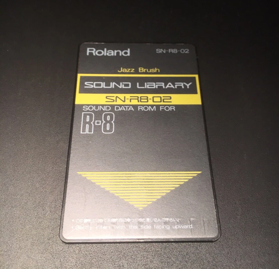 ROLAND R8 Cartridge SN-R8-02 Card “Jazz Brush” for R8/R8m - Bild 1 von 1