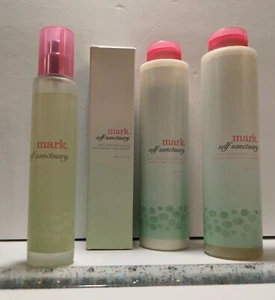 3 Pc🪻Avon mark 'Self Sanctuary Lime Lavender, Mist,Lotion, Body Wash, Set - Picture 1 of 4