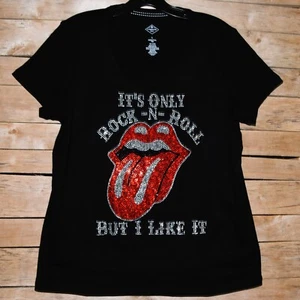 The Rolling Stones Strass Shirt oder Tank XS S M L XL XXL 1X 2X 3X 4X 5X Rock - Bild 1 von 10