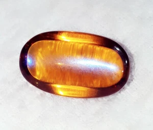 Australian Black & Golden Synthetic Opal 33.10 Ct Loose Gemstone Certified Gems - Picture 1 of 8