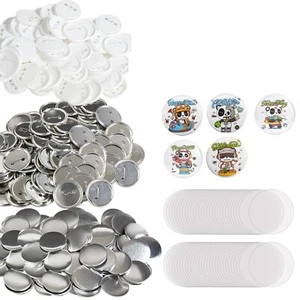 VEVOR 2.25" 58mm Button Badge Parts Supplies 500 Sets Maker Machine NOT Included - Picture 1 of 12