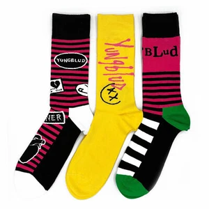 Confezione da 3 calze Yungblud - Adulto UK 7-11 (EU 41-46, US 8-12) - Foto 1 di 5