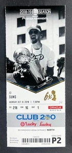 Boleto de Phoenix Suns vs Golden State Warriors 2018 8/10/18 ¡Stephen Curry! - Imagen 1 de 1