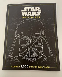 2017 Star Wars Book Dot-To-Dot Connect The Dots Creative Art Book Collectors - Picture 1 of 5
