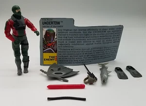 GI JOE ARAH Vintage 1990 UNDERTOW V1 - 100% completo con scheda - Foto 1 di 10