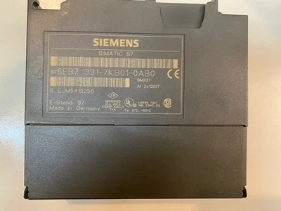 Siemens Simatic S7-300 6ES7331-7KB01-0AB0 analogique modules d'entrée - Photo 1/3
