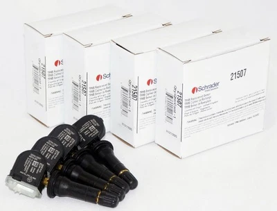 Pack of 4 Schrader Automotive 21507 TPMS Programmed Sensor Snap-In 315MHz - Image 1 of 4
