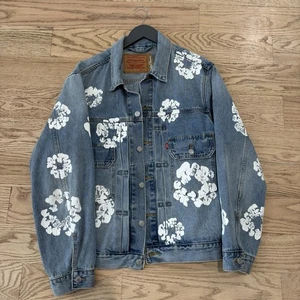Denim Tears x Levi's Denim Trucker Jacket Men's Size Large - Picture 1 of 2