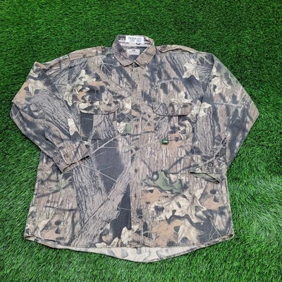 Camisa camuflada vintage Mossy-Oak 2XL 26x32 Break-Up Foto 1 de 4