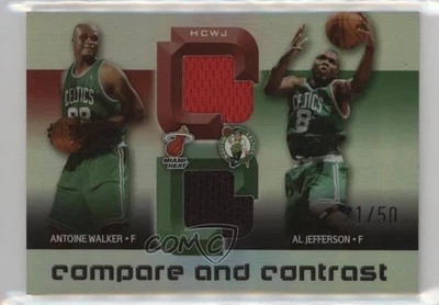 NBA Reflections 2005 comparación y contraste dobles/50 Antoine Walker Al Jefferson Foto 1 de 2