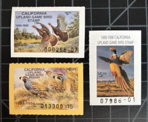 US Stamps - 1993 -1996 - California Upland Bird - Compare At $60.00 - Picture 1 of 1