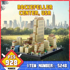 New York Rockefeller Center Building Model Assembly Building Block Set 928PCS - Picture 1 of 13
