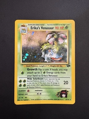 Pokémon TCG Erika's Venusaur Gym Challenge Holo Card 4/132 Unlimited Rare LP - Image 1 of 4