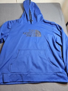 The North Face Sweater Mens Extra Large Blue Hoodie Long Sleeve Cotton - Bild 1 von 10