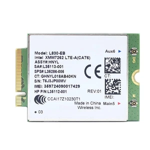 FüR L830- WLAN-Karte 4G LTE L830 L35286-005 7262 LTE- Cat6 300 Mb6995 - Afbeelding 1 van 6