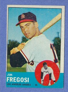 1963 Topps Baseball #167 Jim Fregosi Los Angeles Angels VG+/EX - Picture 1 of 2