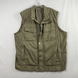 Eddie Bauer Weste Herren XXL Tall Grün Sport Angeln Jacke Safari Ripstop Wandern - Bild 1 von 16
