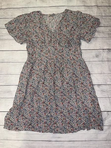 Women’s 14 Loft Floral Short Sleeved Dress - Picture 1 of 2