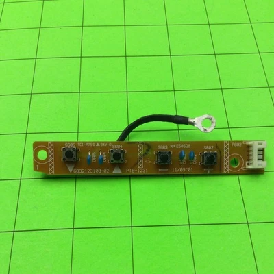 Gateway FPD1520 Monitor Key Button Board 6832123100-02 PTB-1231 - Image 1 of 3