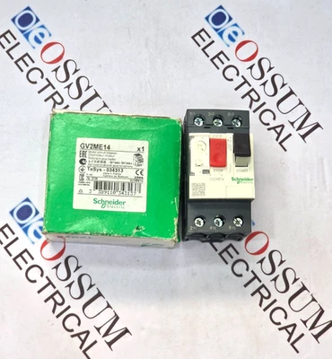 SCHNEIDER ELECTRIC GV2ME14 MOTOR CIRCUIT BREAKER 6-10 A - Image 1 of 4