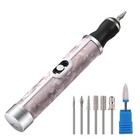 NEW Nail Grinder for Human Toenail Sander for Thick Nails Cordless 4 Speeds,Pink