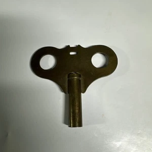 Vintage antiker Messing Uhrenaufzugsschlüssel - Bild 1 von 21