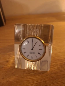 Tischuhr Standuhr Kaminuhr Uhr Riedel Kristalluhr Tischuhr - Bild 1 von 8