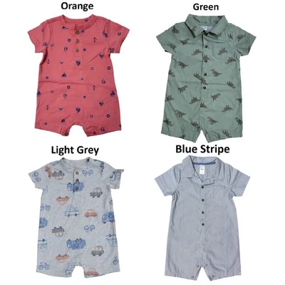 Mameluco Carter's Baby Boy transpirable manga corta ajuste ceñido Foto 1 de 3