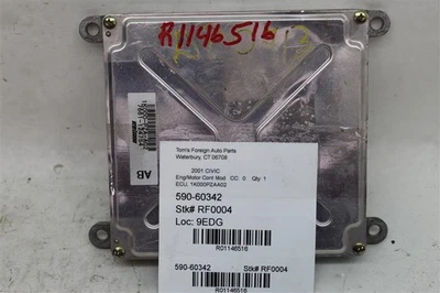 Computadora ECU ECM HONDA CIVIC 2003 03 2004 04 2005 05 HÍBRIDA 1K000PZAA02 1146516 Foto 1 de 3