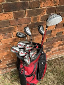 SLAZENGER🚩TPT Full Golf Set /11 Clubs/ Driver + Hybrids/Irons 6-9+PW+SW (VGC+) - Picture 1 of 24