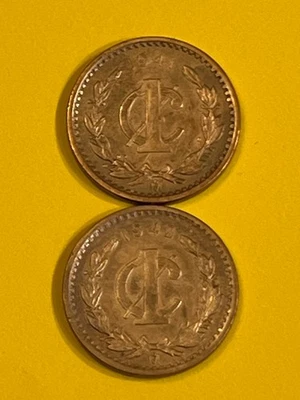 COIN MEXICO 1941-1942 1 CENTAVO FREE SHIPPING - Image 1 of 4