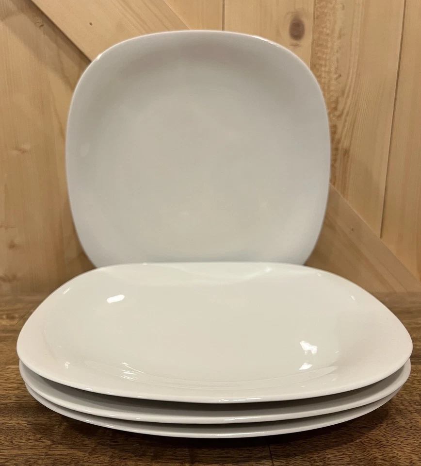 Set of 4 | Block Langenthal TRANSITION WHITE | 10-1/4" Dinner Plates - Image 1 of 2