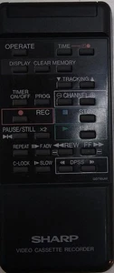Sharp G0716UM, Original VCR Recorder - Remote Control Unit (Fernbedienung) - Imagen 1 de 3