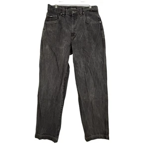 Fubu Jeans Herren Größe 38 x 31 Y2K Relaxed Fit Stonewashed Schwarz Denim Jeans - Bild 1 von 17