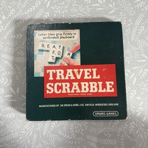 Vintage Travel Scrabble - Clip On Tiles - Picture 1 of 12