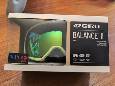 Giro Balance II Ski Goggles, Snowboard Goggles - Green Cloud- Vivid Emerald NEW! - Image 1 of 4