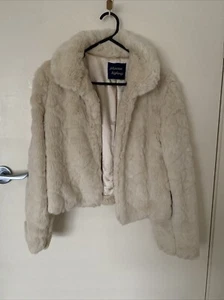 womens faux fur coat - Picture 1 of 3