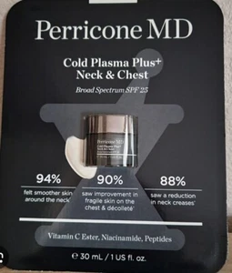 Perricone MD Cold Plasma Plus+ Neck & Chest Broad Spectrum SPF 25 Exp 02/2026 - Picture 1 of 4
