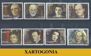 GREECE 2009 & 2011, SIGNIFICANT GREEK ACTORS, USED, VF - Picture 1 of 1