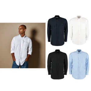 Kustom Kit Maglia da lavoro Oxford a maniche lunghe KK351 - Camicia casual - Foto 1 di 8