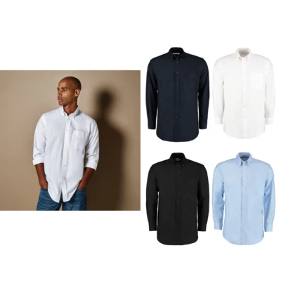 Kustom Kit Maglia da lavoro Oxford a maniche lunghe KK351 - Camicia casual - Immagine 1 di 4