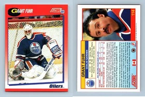 Grant Fuhr - Oilers #114 Score 1991-2 Bilingual NHL Hockey Card - Picture 1 of 1