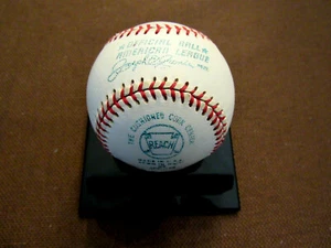 BILL MAZEROSKI PITTS PIRATES HOF SIGNED AUTO VINTAGE CRONIN REACH BASEBALL JSA - Picture 1 of 4