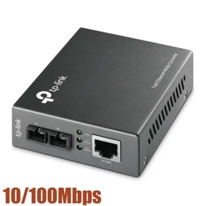 10/100Mbps Fast Ethernet to SC Multi-Mode Fiber Optic Media Converter 2KM - Picture 1 of 1